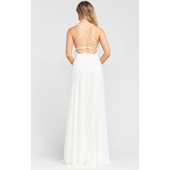 Show Me Your Mumu Godshaw Goddess Gown
Wedding Cake Chiffon Size: XS NWT - Picture 3 of 6